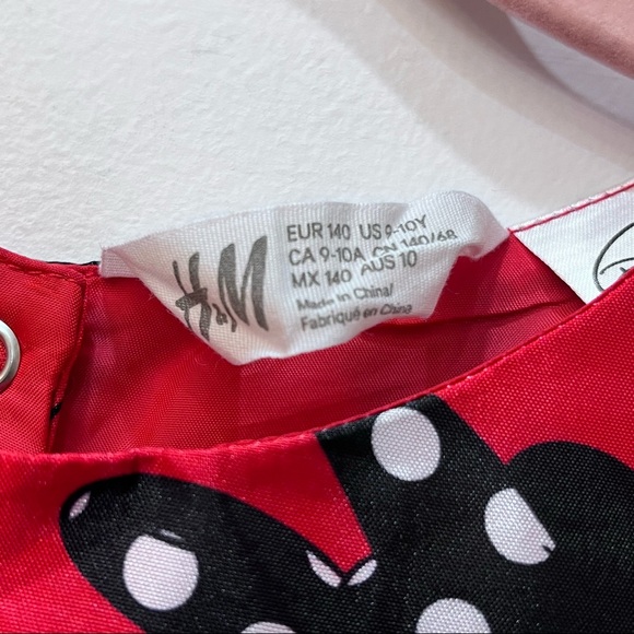Girl’s Minnie Mouse Disney  H&M dress sz 9/10 - Picture 3 of 6